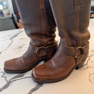 Classic Frye Harness Leather Boots